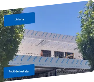 Glasroc x Placa para fachadas; Liviana, fácil de instalar